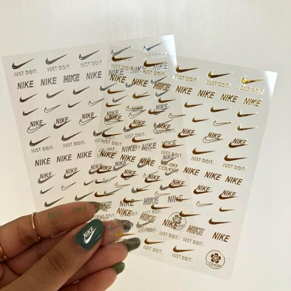 NIKE: Gold Nail Decals - Picture 4 of 8